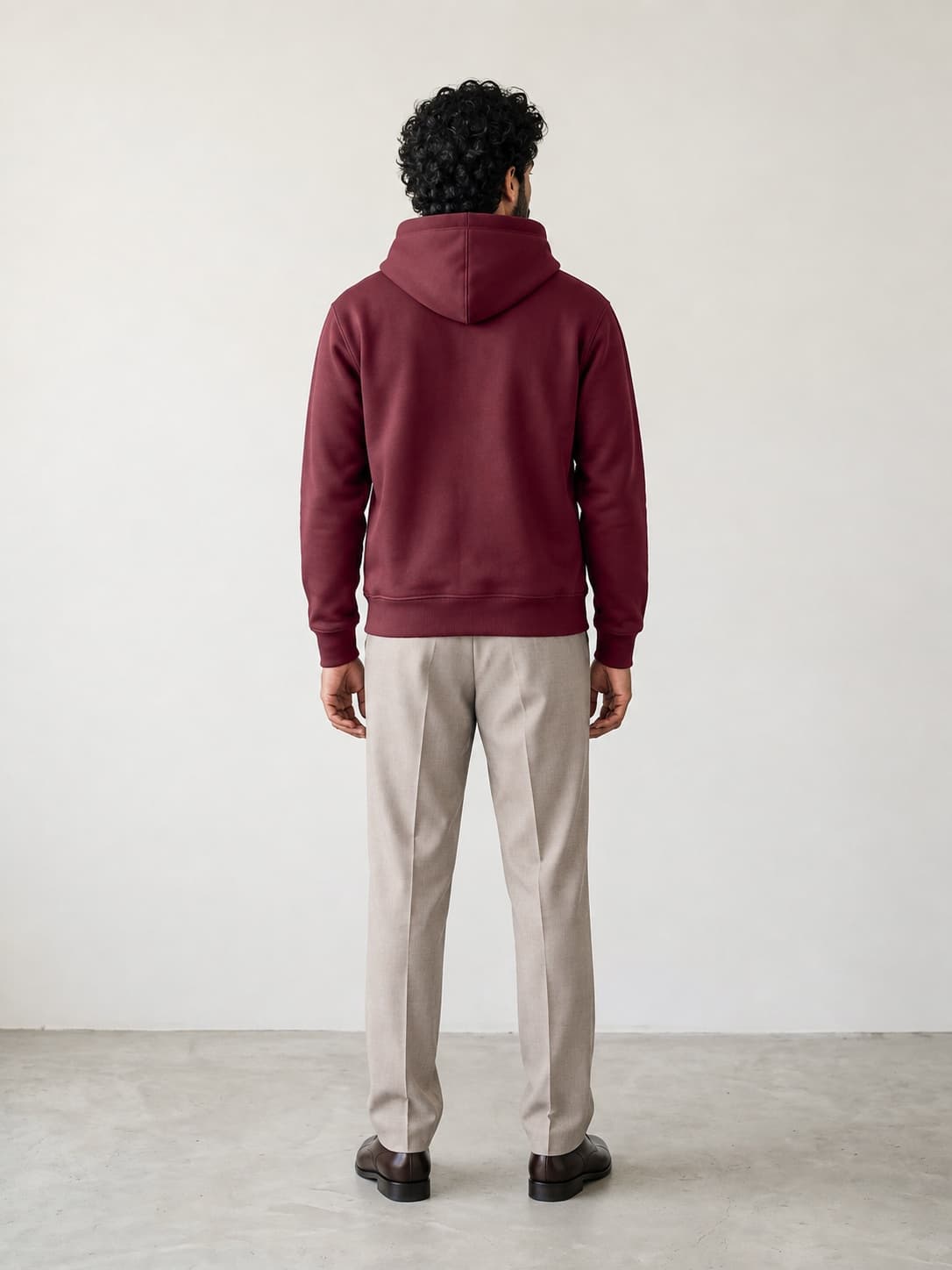 The Architectural Solid Hoodie - Back View
