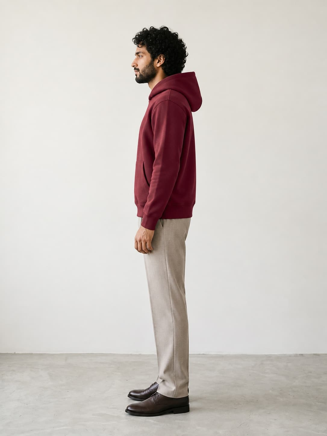 The Architectural Solid Hoodie - Side View