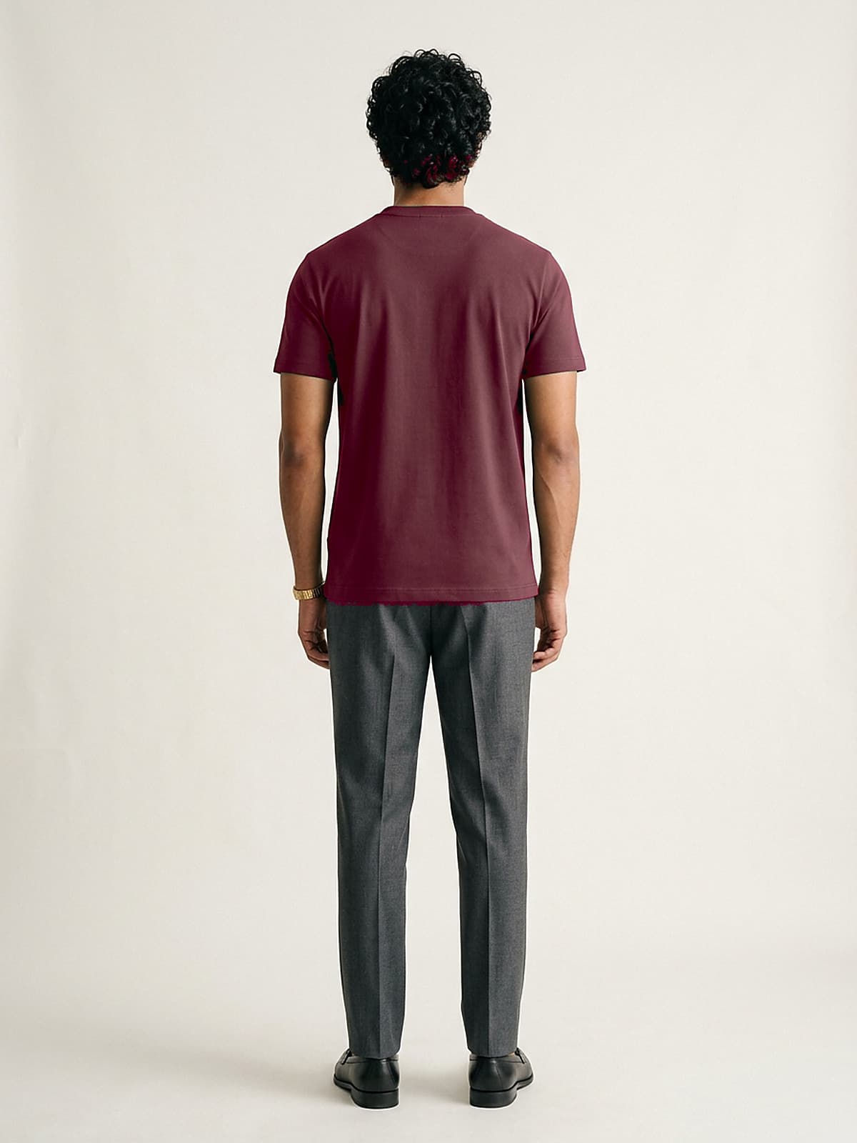 The 180 GSM Essential Tee - Back View